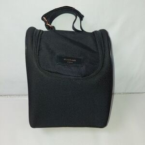 Storksak London Scuba Black Rose Gold Insulated Bottle Food Bag